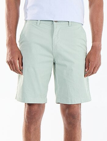 Bermuda chino uni en twill