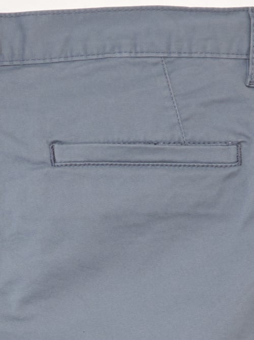 Bermuda chino uni - Kiabi