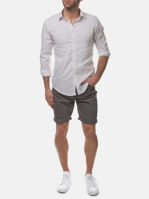 Bermuda chino uni - Kiabi