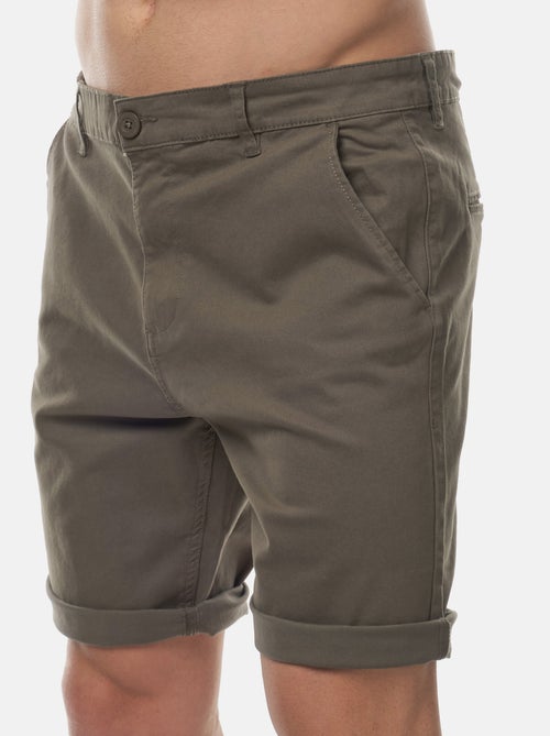 Bermuda chino uni - Kiabi