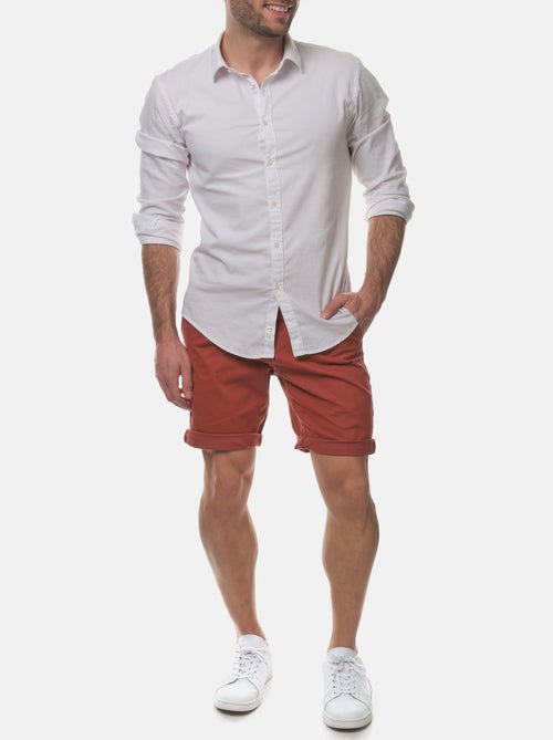 Bermuda chino uni - Kiabi