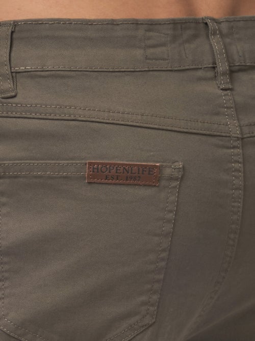 Bermuda chino uni - Kiabi