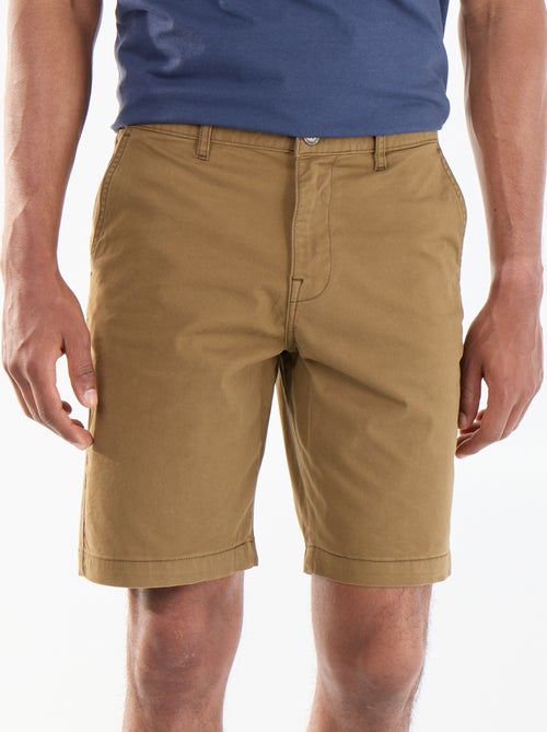 Bermuda chino uni - Kiabi