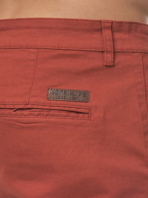 Bermuda chino uni - Kiabi