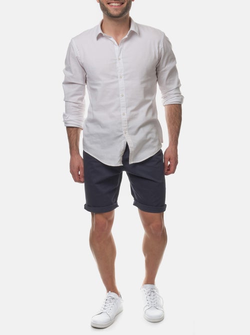 Bermuda chino uni - Kiabi