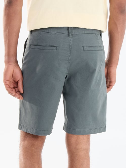 Bermuda chino uni - Kiabi