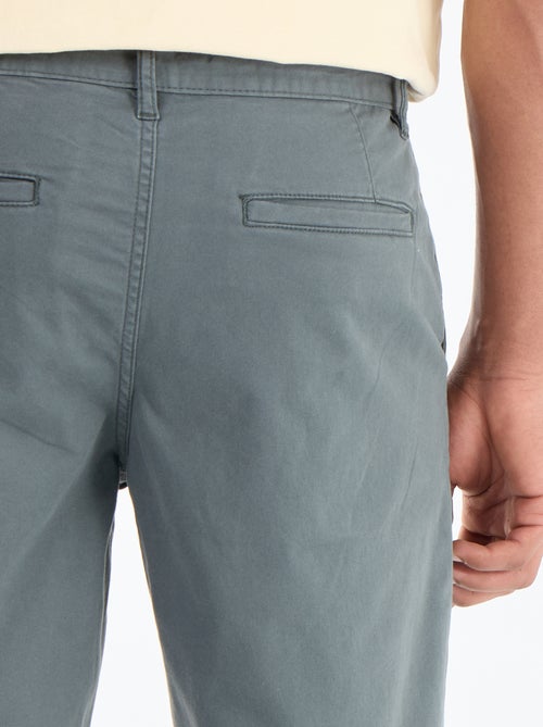 Bermuda chino uni - Kiabi