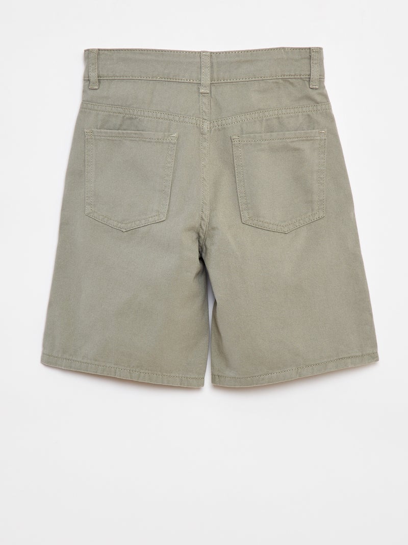 Bermuda chino Vert - Kiabi