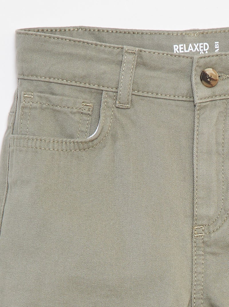 Bermuda chino Vert - Kiabi