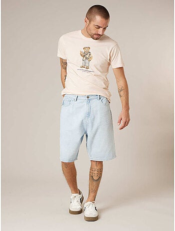 Bermuda confort homme en jean 'Deeluxe'