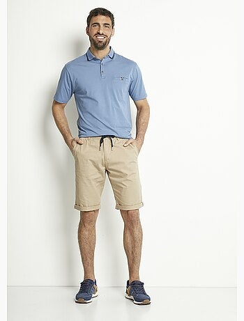 Bermuda coton ceinture élastiquée - Afibel