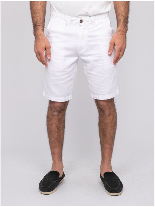 Bermuda coton slub BELKINO - Kiabi