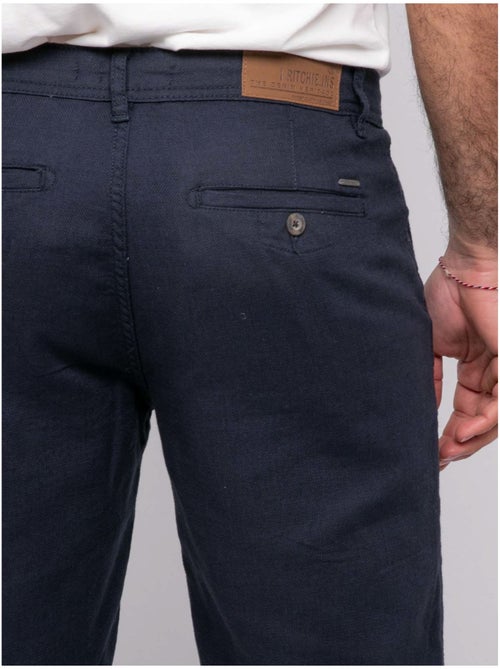 Bermuda coton slub BELKINO - Kiabi