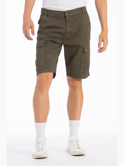Bermuda coupe cargo stretch FRANKY - Kiabi