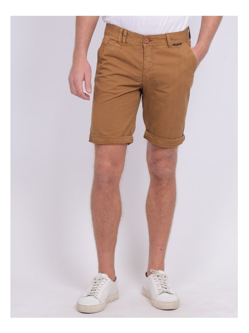 Bermuda cargo Trappeur marron foncé homme | La Halle