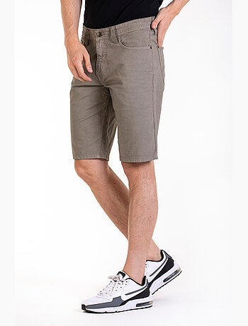 Bermuda coupe droite relax toile coton GENESYX