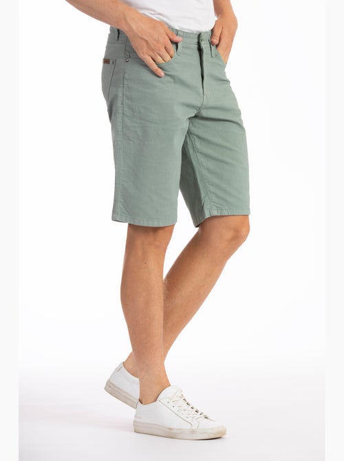 Bermuda coupe droite relax toile coton GENESYX - Kiabi Bermuda coupe droite relax toile coton GENESYX - Kiabi