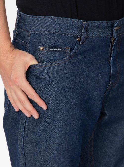 Bermuda coupe relax denim léger brut ACE 'Rica Lewis' - Kiabi