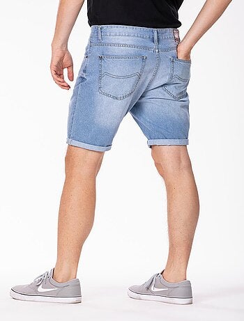 Bermuda coupe relax denim léger stone washed brossé ALI 'Rica Lewis'