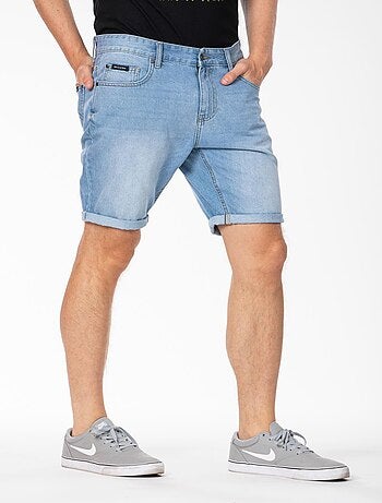 Bermuda coupe relax denim léger stone washed brossé ALI 'Rica Lewis'