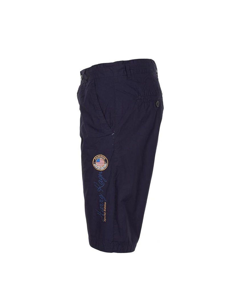 Bermuda   CREGARY - HARRY KAYN Bleu marine - Kiabi