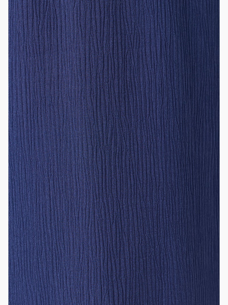 Bermuda crépon enfilable - Damart Bleu - Kiabi