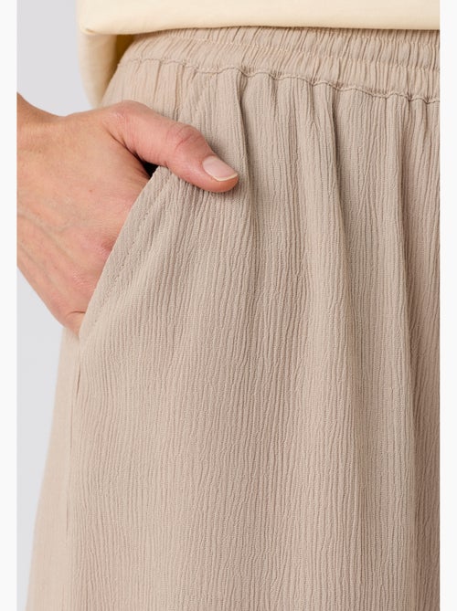 Bermuda crépon enfilable - Damart - Kiabi