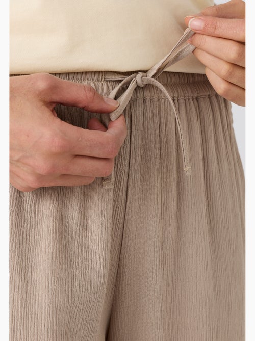 Bermuda crépon enfilable - Damart - Kiabi