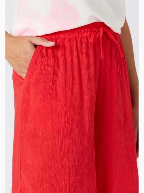 Bermuda crépon enfilable - Damart - Kiabi
