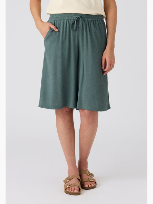 Bermuda crépon enfilable - Damart - Kiabi