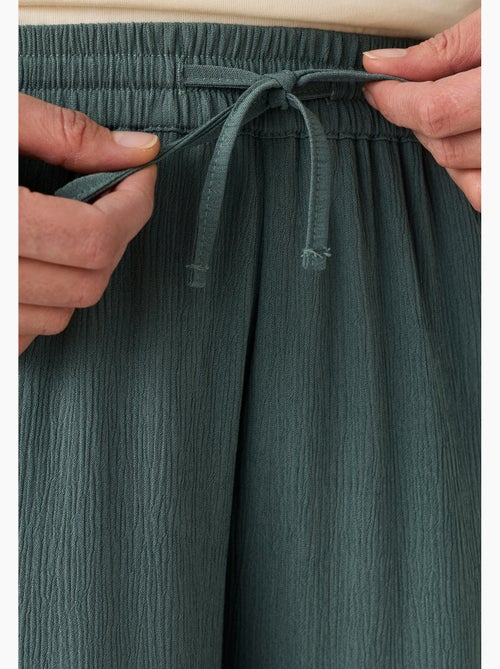 Bermuda crépon enfilable - Damart - Kiabi