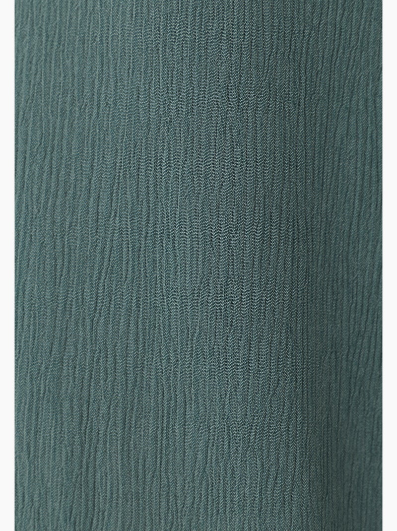 Bermuda crépon enfilable - Damart Vert - Kiabi