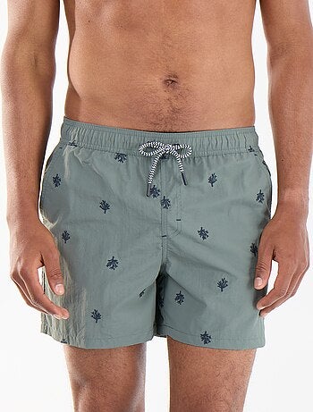 Bermuda de bain à motif