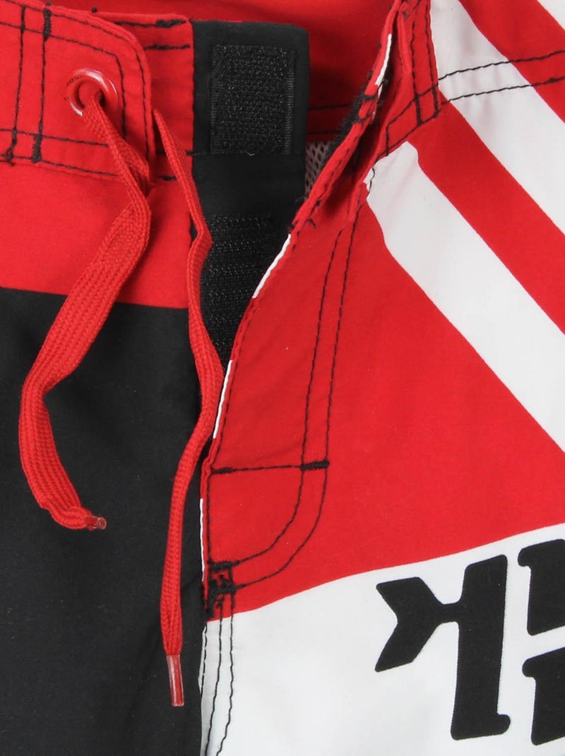 Bermuda de bain garçon ECAHITI - PEAK MOUNTAIN Rouge - Kiabi