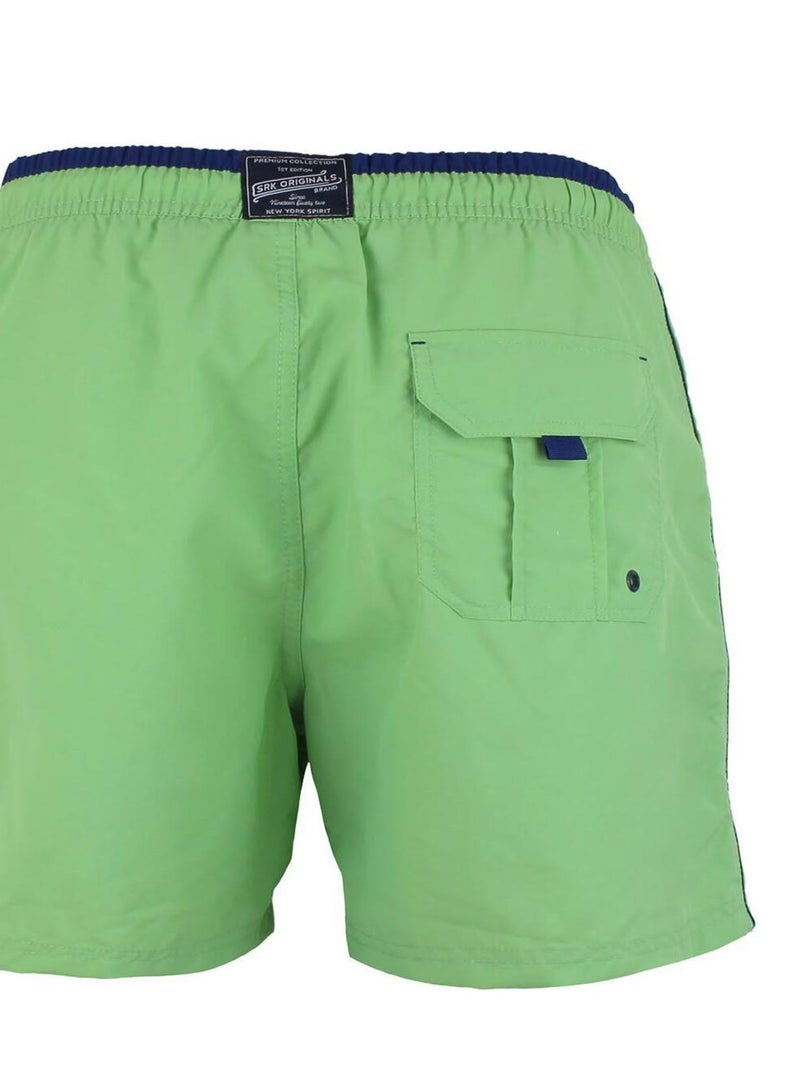 Bermuda de bain garçon ECIMI - SRK Vert anis - Kiabi