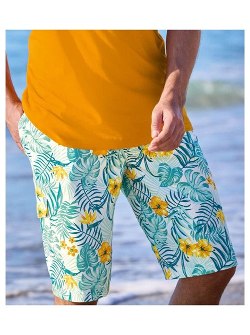 Bermuda de Bain Hawaï   - ATLAS FOR MEN - Kiabi