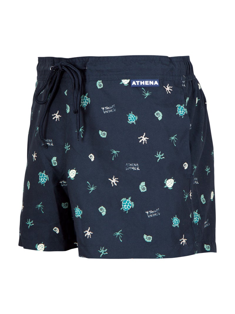 Bermuda de bain homme Summer Vibes Athena Noir - Kiabi