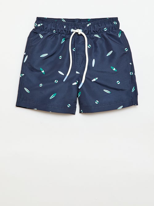 Bermuda de bain imprimé 'surf' all-over - Kiabi