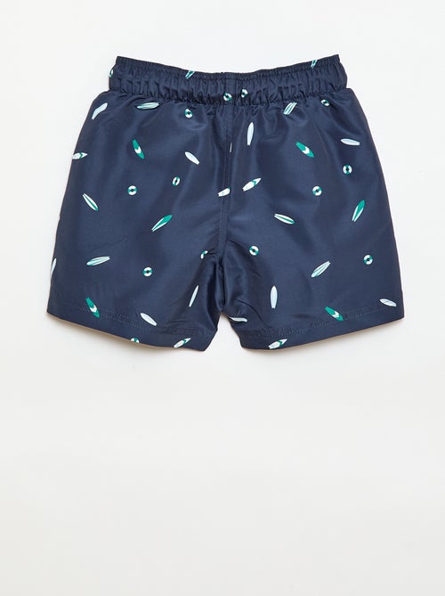 Bermuda de bain imprimé 'surf' all-over - Kiabi