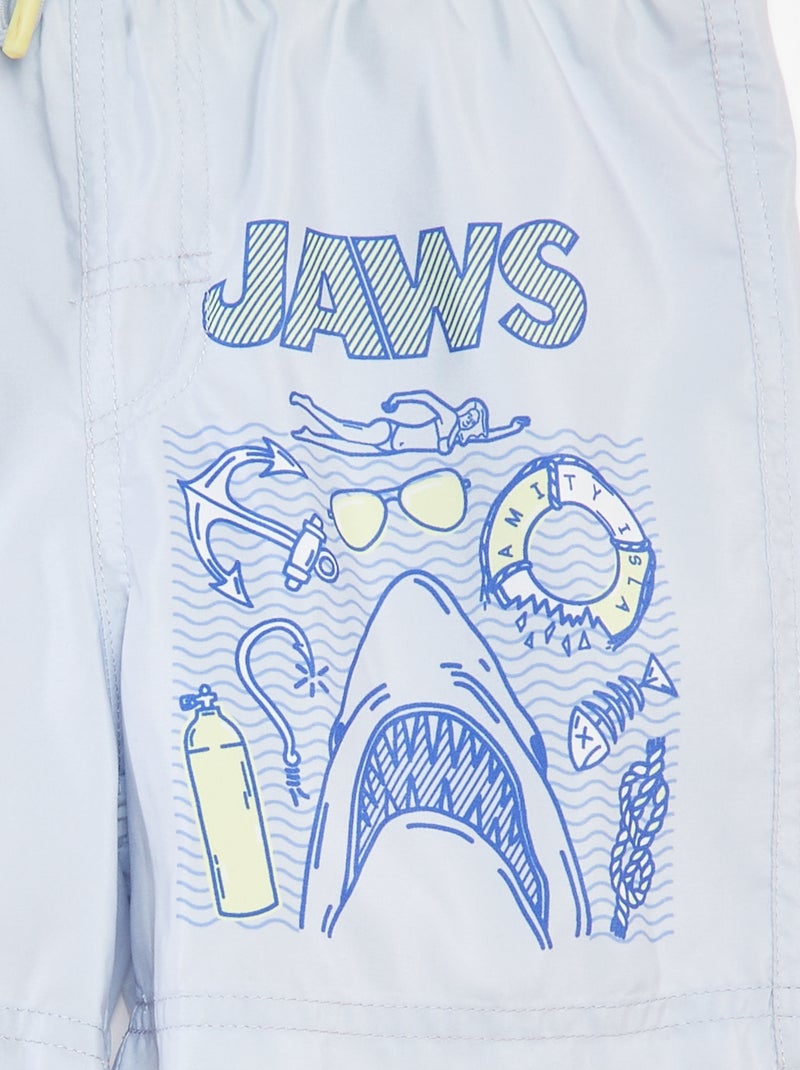 Bermuda de bain 'Jaws' BLEU - Kiabi