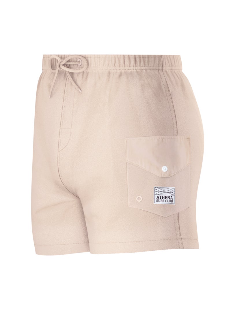 Bermuda de bain medium homme Traveler Stretch Athena Beige - Kiabi