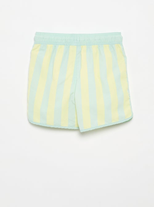Bermuda de bain rayé - Kiabi