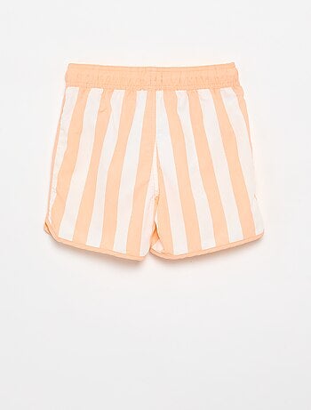 Bermuda de bain rayé