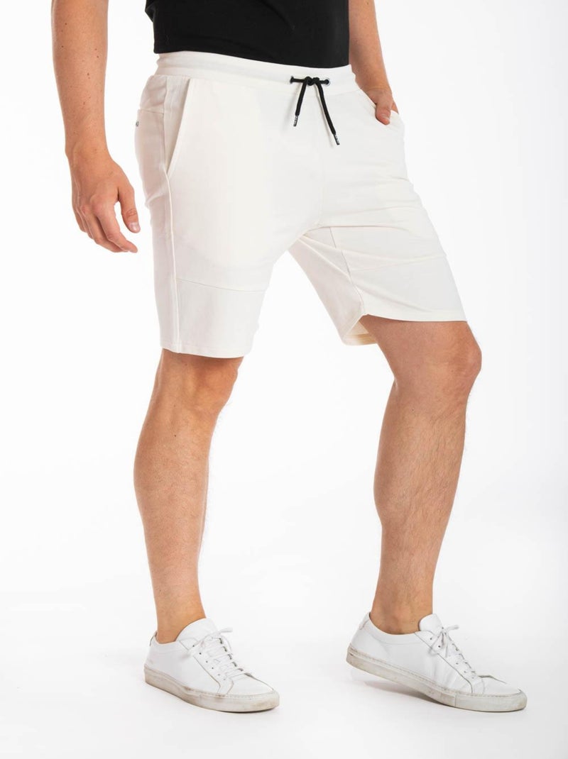 Bermuda de détente MYRTEL 'Rica Lewis' Blanc - Kiabi