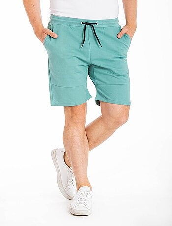 bermuda homme en coton stretch vert shorts et bermudas homme