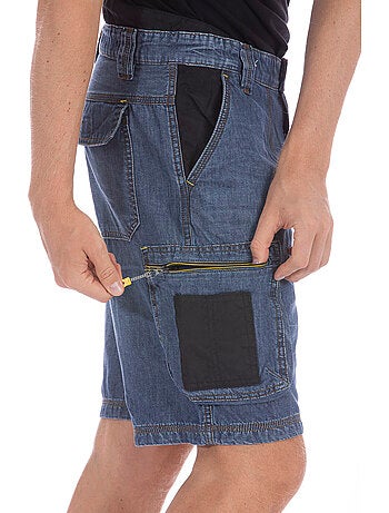 Bermuda de travail en denim léger renforcé BREEZ1