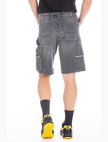 Bermuda de travail en denim stretch SUNJOBG