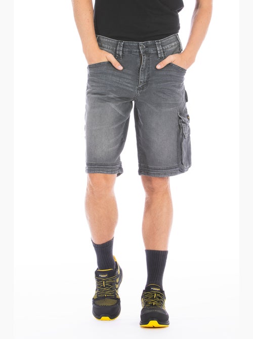 Bermuda de travail en denim stretch SUNJOBG - Kiabi