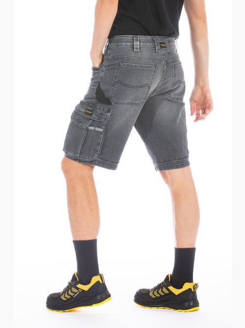 Bermuda de travail en denim stretch SUNJOBG - Kiabi