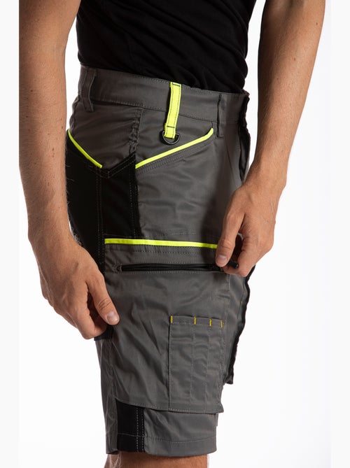 Bermuda de travail multipoches Fibreflex® FLUBERM - Kiabi